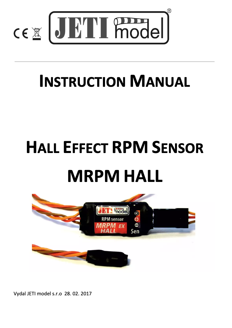 Page 1 de la notice Manuel utilisateur JETI JEX-MRPM-H