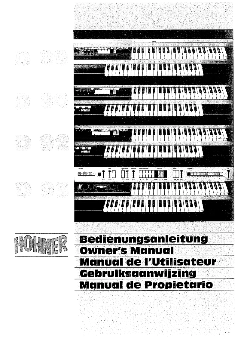 Página 1 del manual Manual de usuario Hohner Symphonie D93