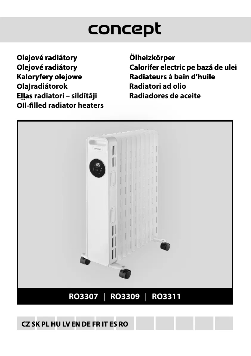 Page 1 de la notice Manuel utilisateur Concept RO3309