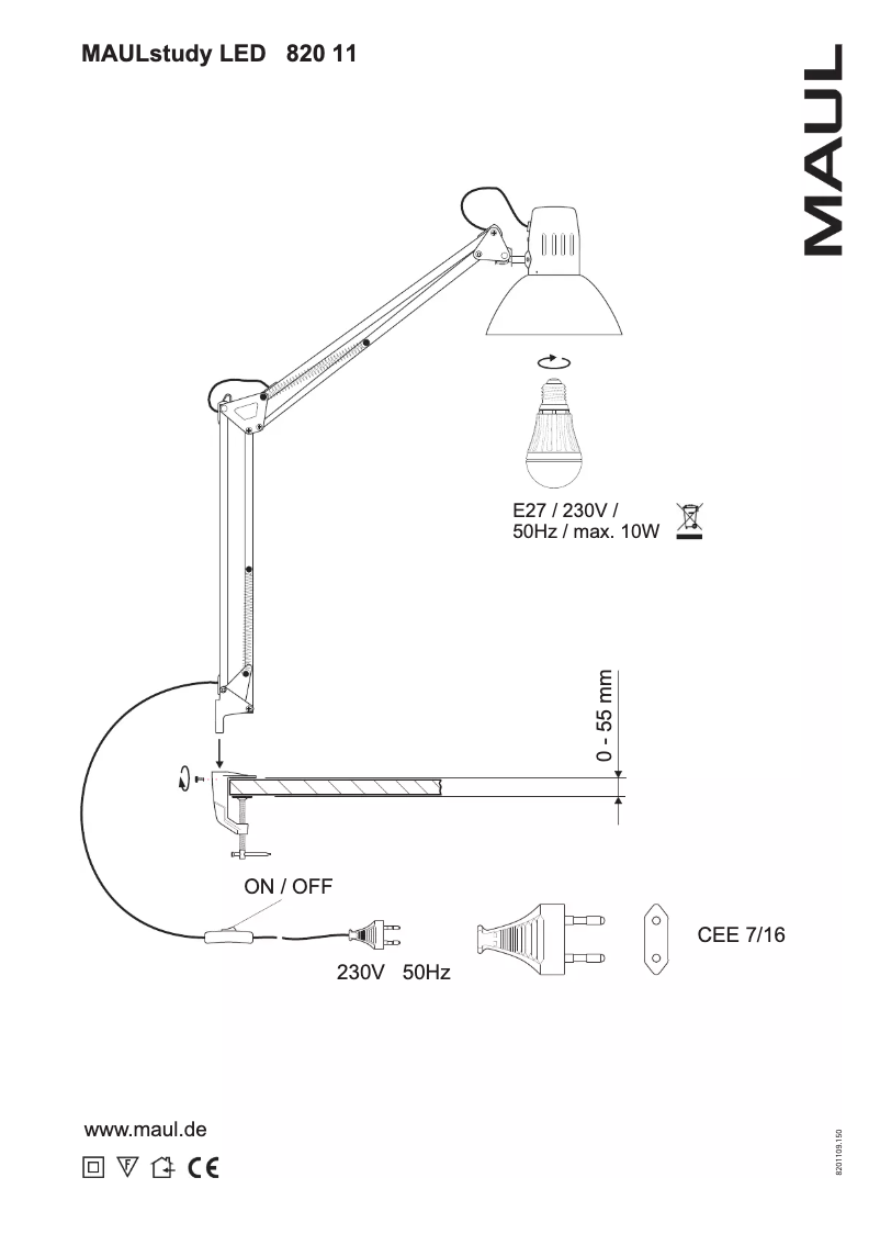 Página 1 del manual Manual de usuario MAUL Study