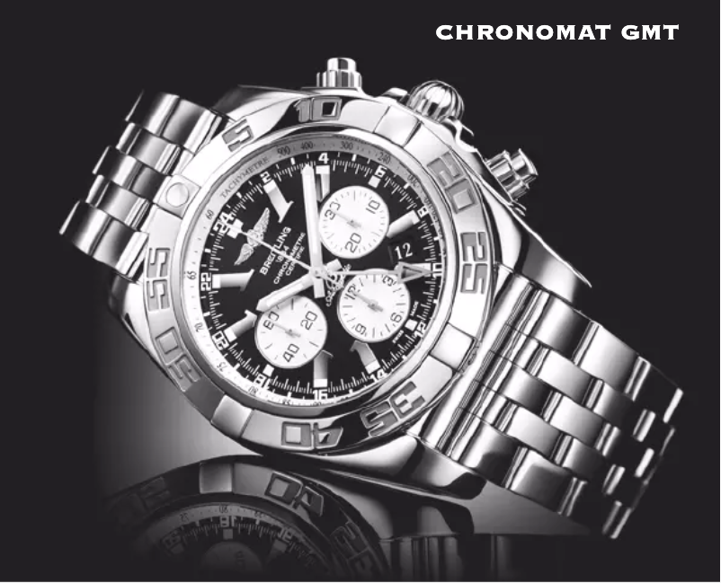 Page 1 de la notice Manuel utilisateur Breitling Chronomat GMT