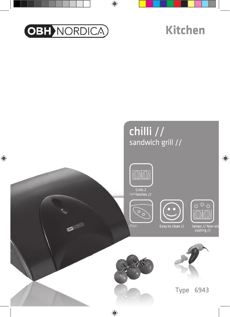 Page 1 de la notice Manuel utilisateur OBH Nordica Chili 6943