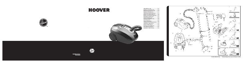 Página 1 del manual Manual de usuario Hoover AC73_AC20021