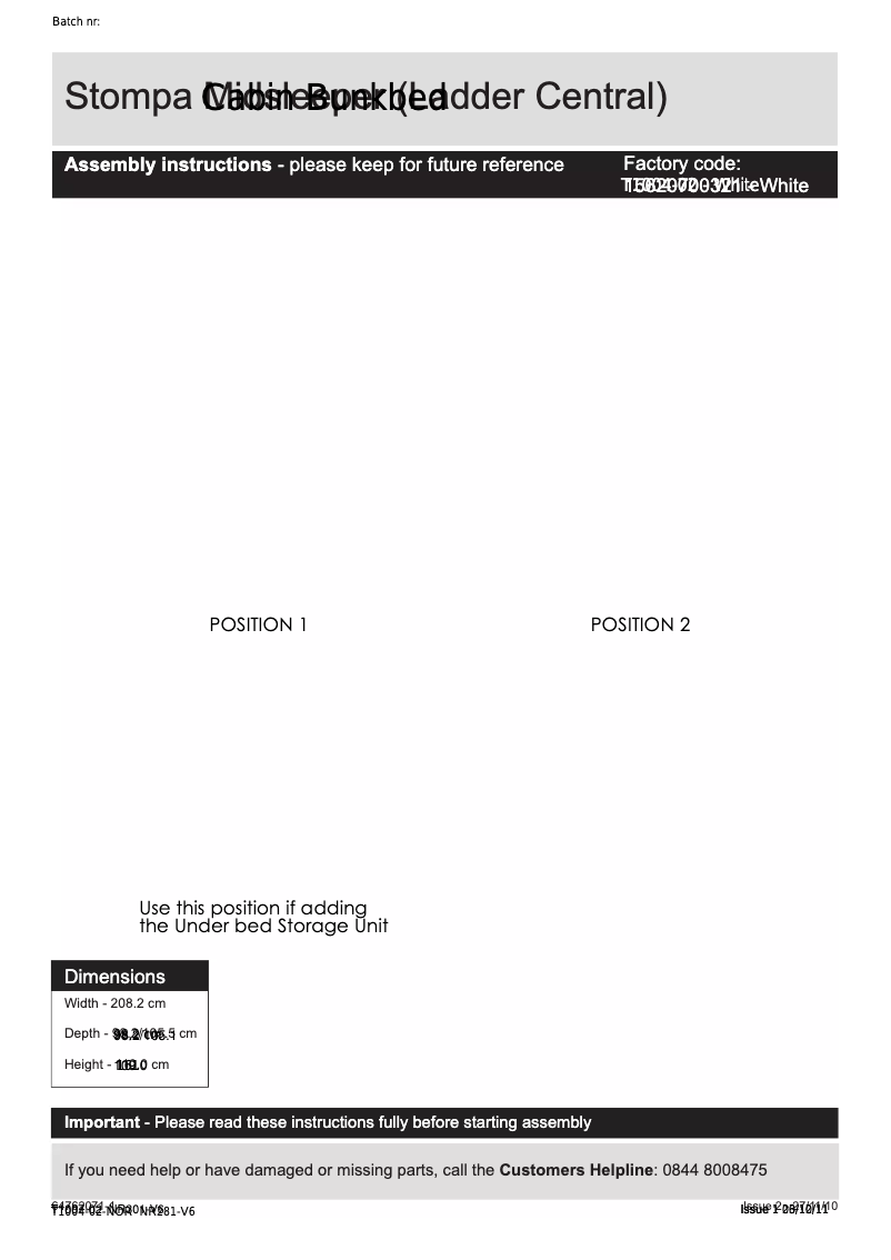 Page 1 of the manual User Manual Stompa UNO