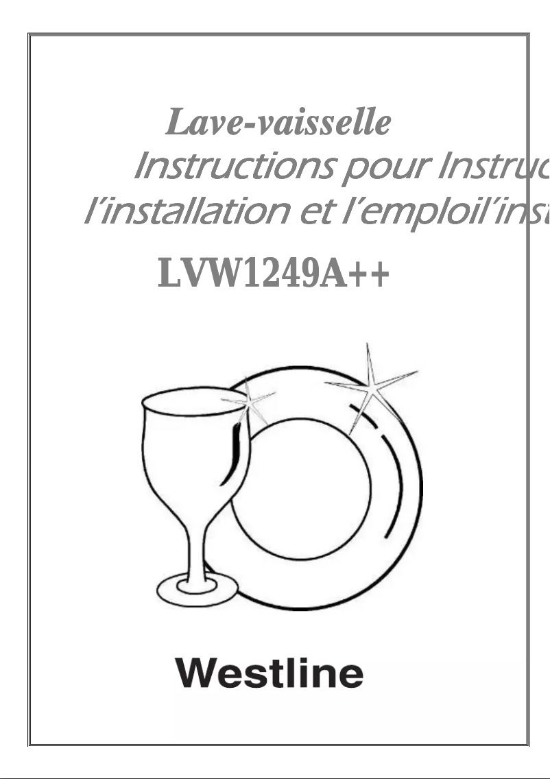 Página 1 del manual Manual de usuario Westline LVW1249A++