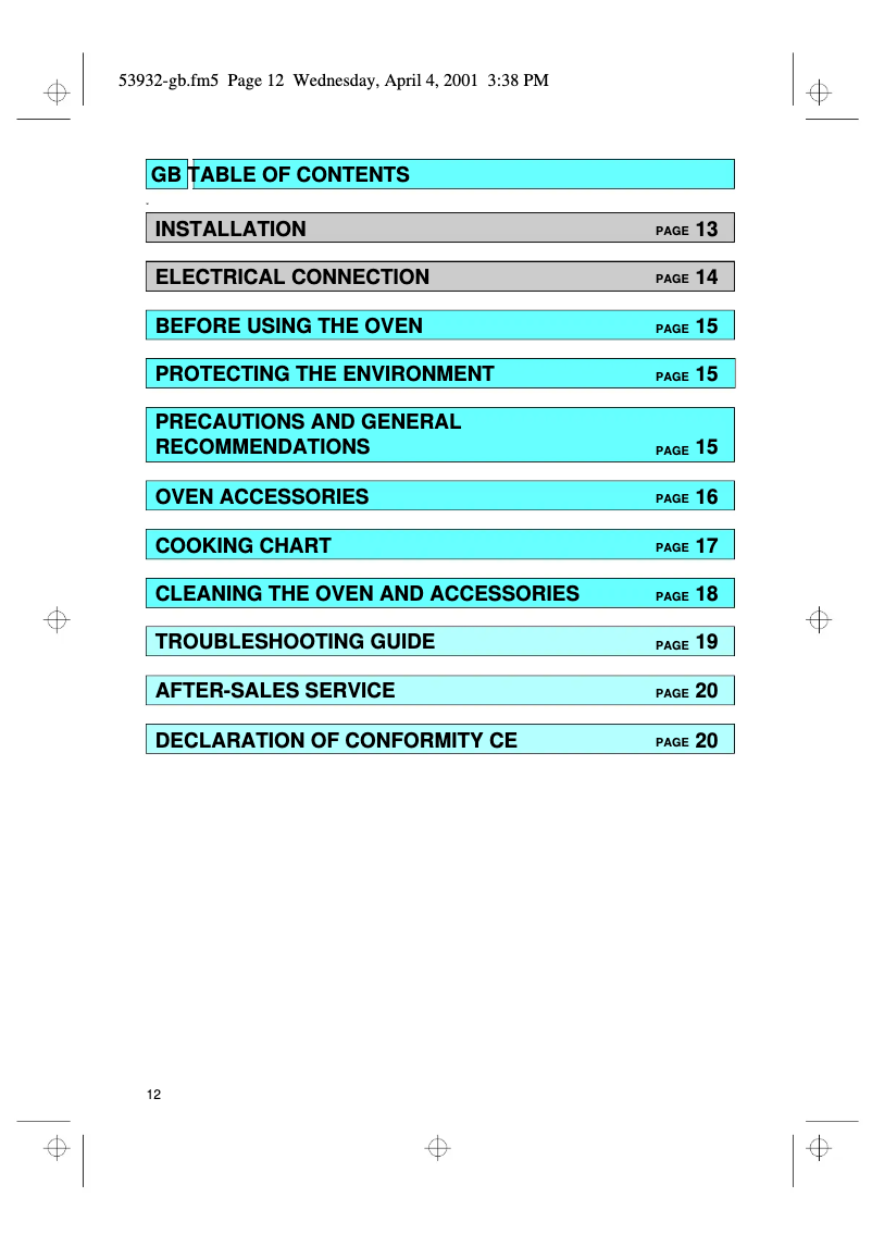 Página 1 del manual Manual de usuario Whirlpool AKP 552 WH