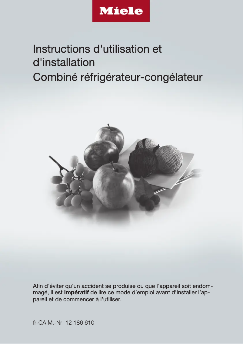 Página 1 del manual Manual de usuario Miele KFNF 9959 iDE