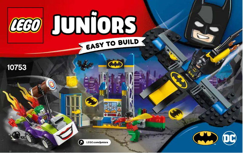 Page 1 de la notice Manuel utilisateur Lego Marvel Marvel Super Heroes 10753