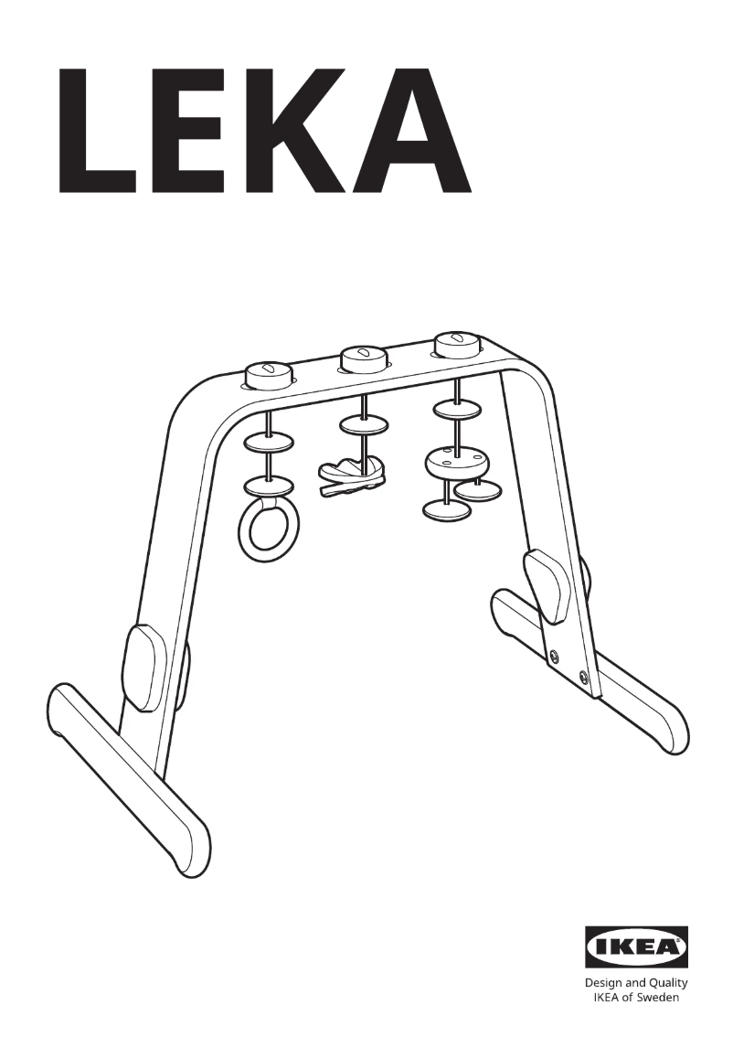 Page 1 de la notice Manuel utilisateur Ikea LEKA 605.152.37