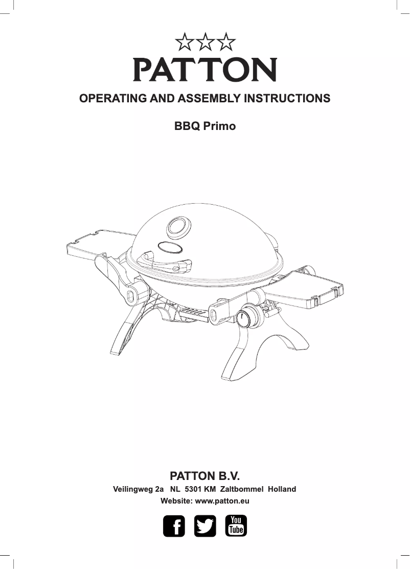 Page 1 de la notice Manuel utilisateur Patton Primo
