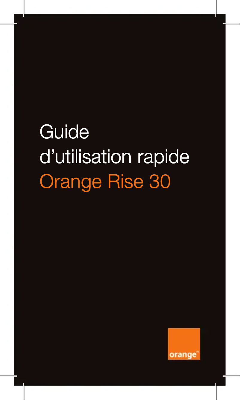 Page 1 of the manual User Manual Orange Rise
