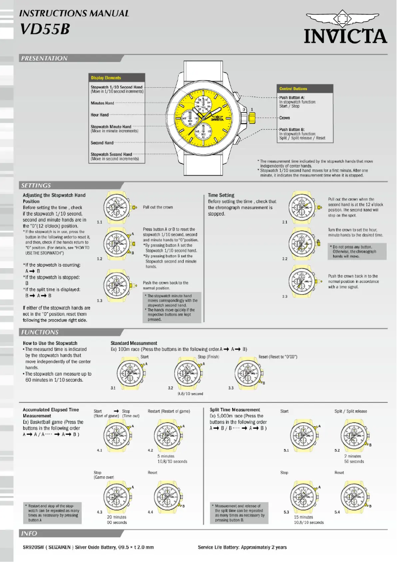 Página 1 del manual Manual de usuario Invicta DC Comics 29063