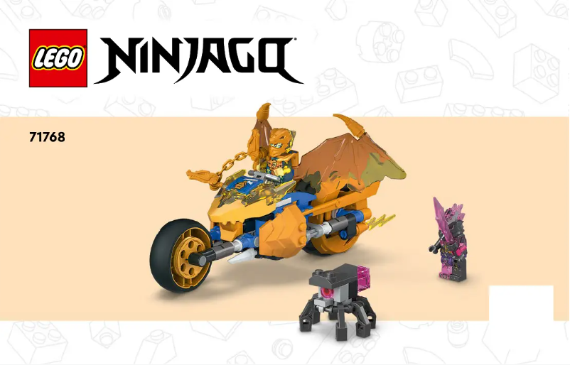 Page 1 de la notice Manuel utilisateur Lego Ninjago 71768