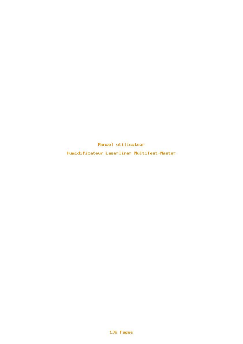 Page 1 de la notice Manuel utilisateur Laserliner MultiTest-Master