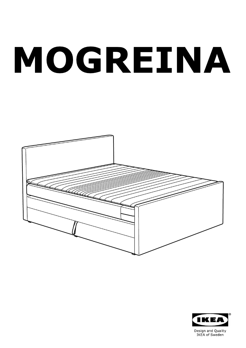 Page 1 de la notice Manuel utilisateur Ikea MOGREINA 404.860.09