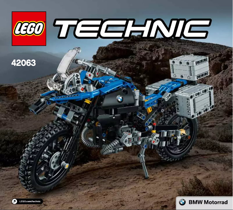 Page 1 de la notice Manuel utilisateur Lego Technic BMW R 1200 GS Adventure building set