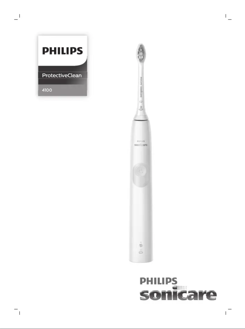 Página 1 del manual Manual de usuario Philips Sonicare ProtectiveClean 4100 Sonic HX6812