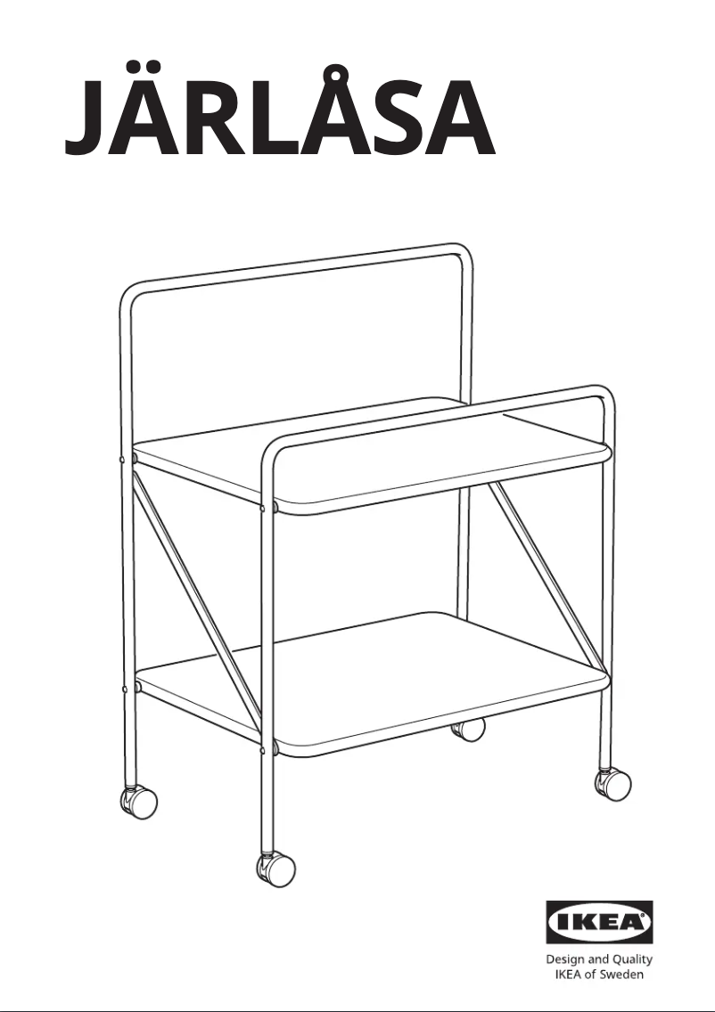 Page 1 de la notice Manuel utilisateur Ikea JÄRLÅSA 005.552.74