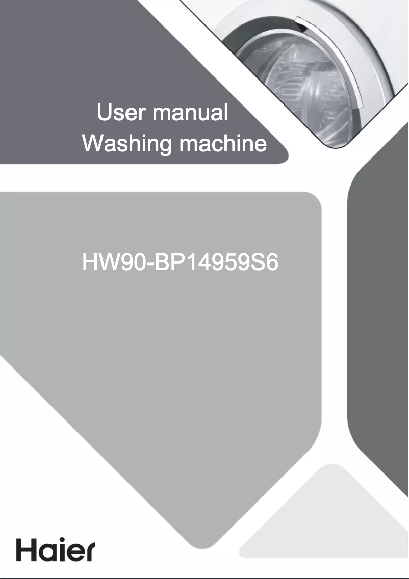 Página 1 del manual Manual de usuario Haier HW90-BP14959S8