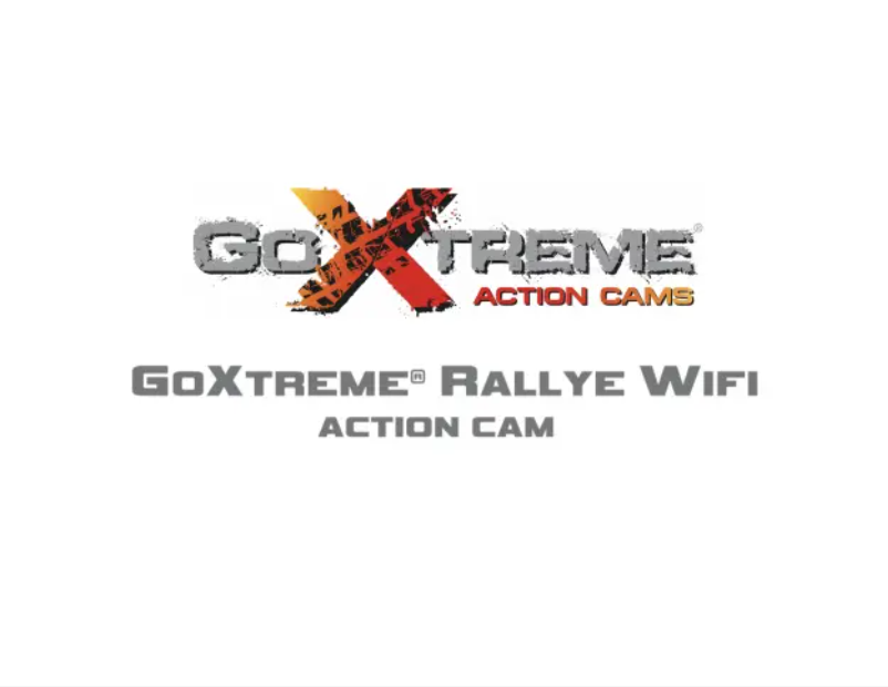 Page 1 de la notice Manuel utilisateur GoXtreme Rallye Wifi