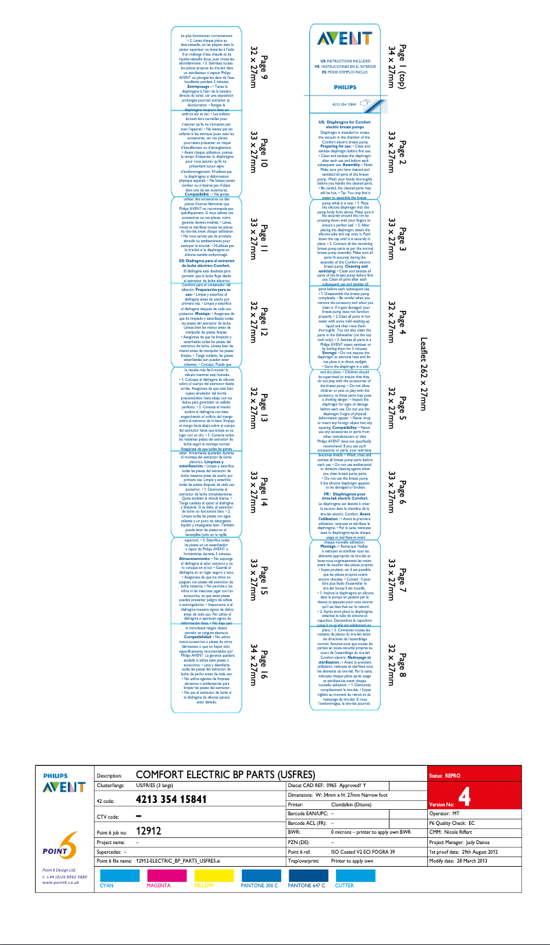 Página 1 del manual Manual de usuario Philips AVENT SCF110