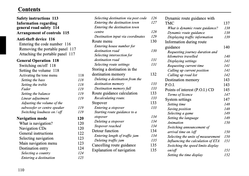 Página 1 del manual Manual de usuario Becker Indianapolis 7922