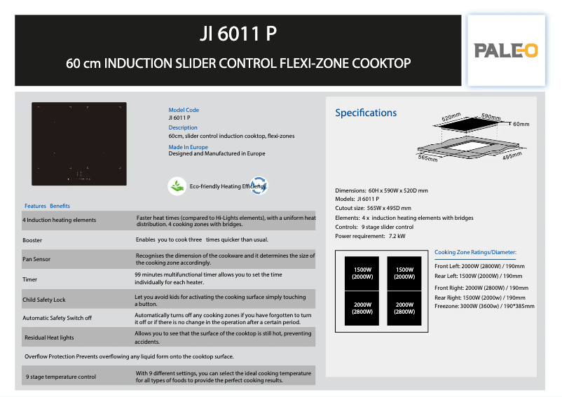 Page 1 de la notice Manuel utilisateur Silverline JI 6011