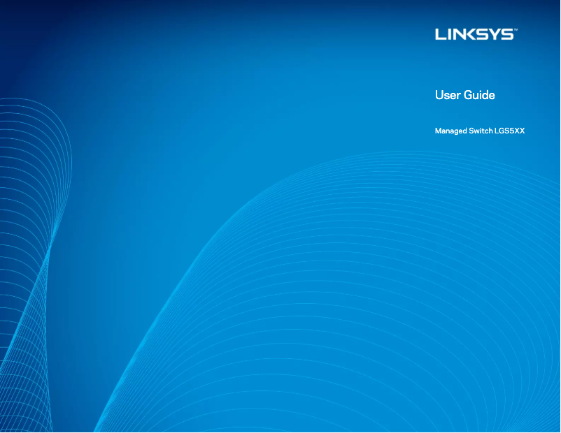 Page 1 de la notice Manuel utilisateur Linksys LGS552