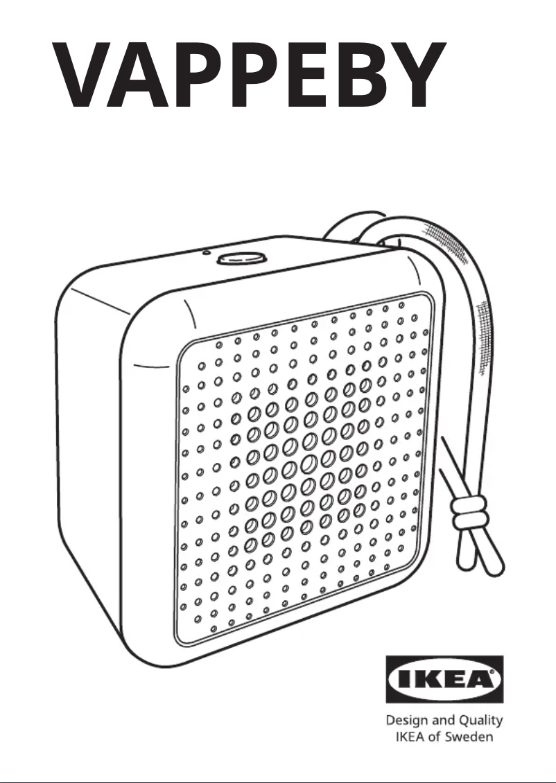 Page 1 de la notice Manuel utilisateur Ikea VAPPEBY 205.225.84