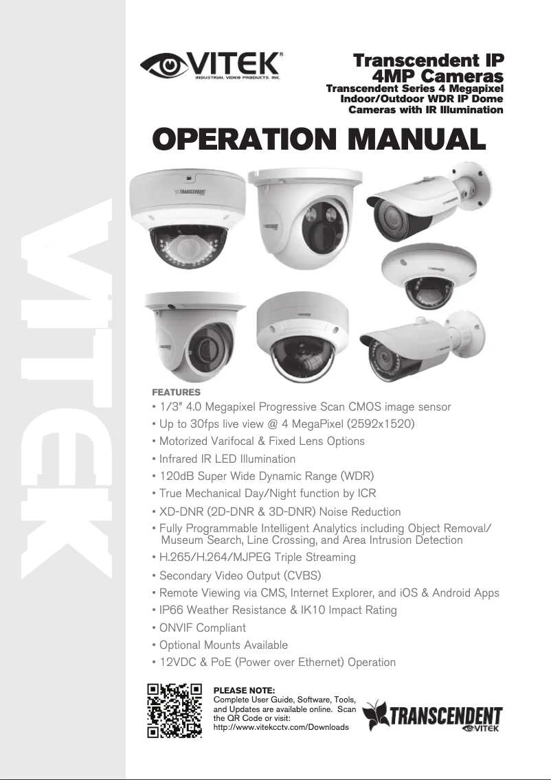 Page 1 of the manual User Manual Vitek VTC-TNB8RMS