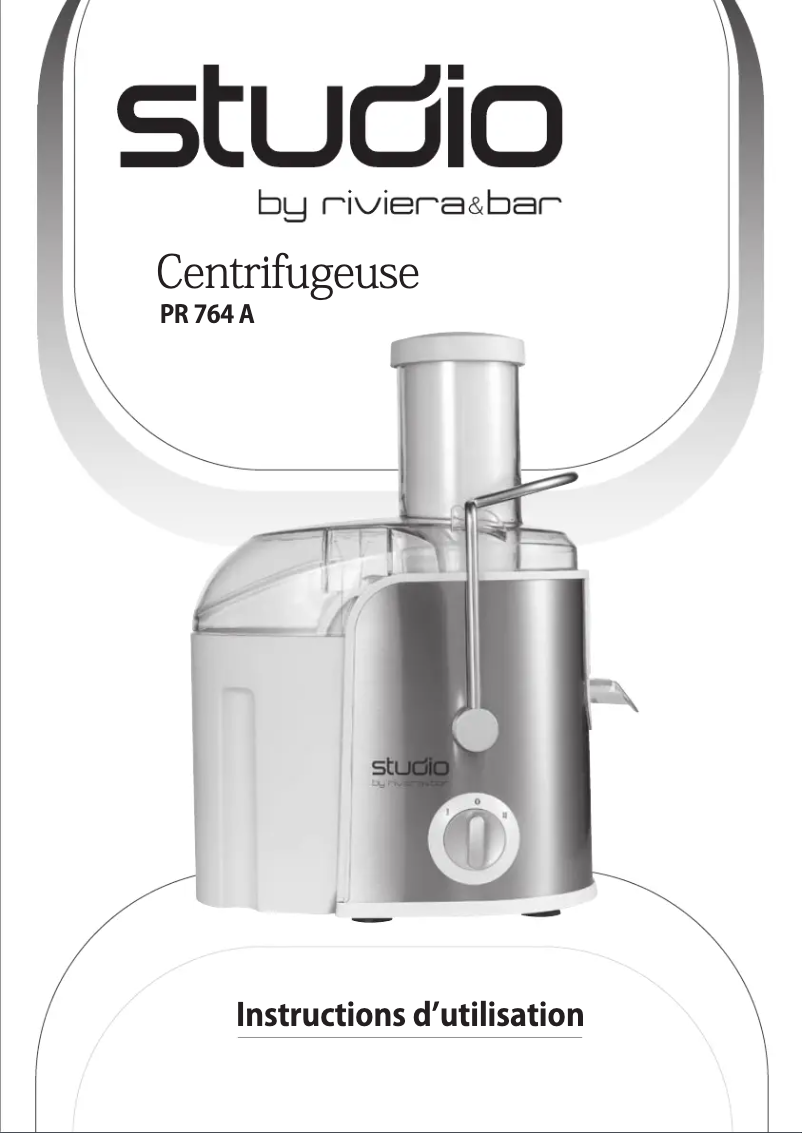 Página 1 del manual Manual de usuario Riviera & Bar PR 764 A
