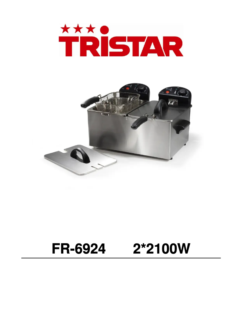 Page 1 of the manual User Manual TriStar FR-6924