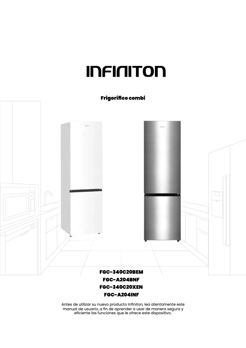 Page 1 of the manual User Manual Infiniton FGC-A204INF