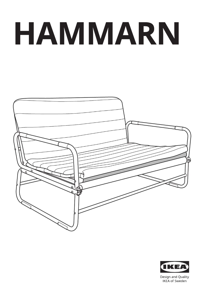 Page 1 de la notice Manuel utilisateur Ikea HAMMARN 803.614.94