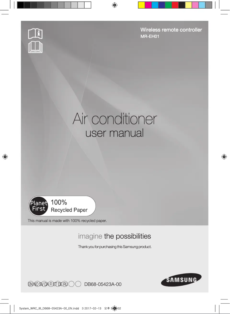 Página 1 del manual Manual de usuario Samsung MR-EH01