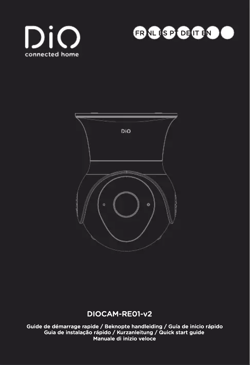 Page 1 de la notice Manuel utilisateur DiO DIOCAM-RE01