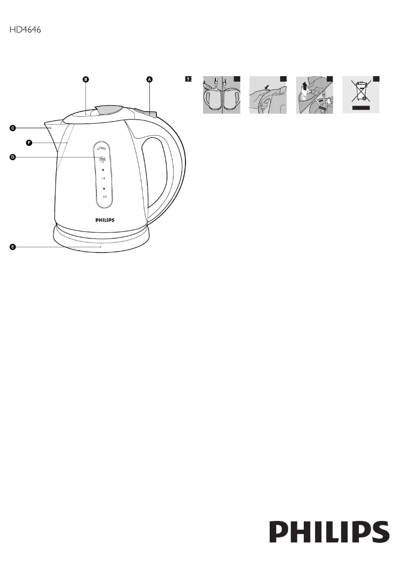Page 1 de la notice Manuel utilisateur Philips Daily Collection HD4646