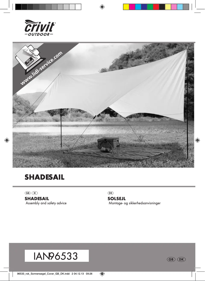 Page 1 de la notice Manuel utilisateur Crivit IAN 96533