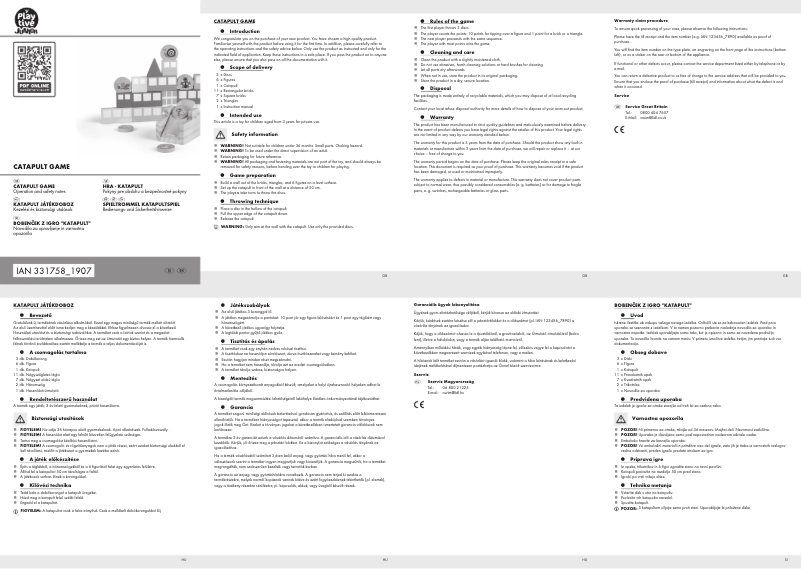 Page 1 of the manual User Manual Playtive IAN 331758