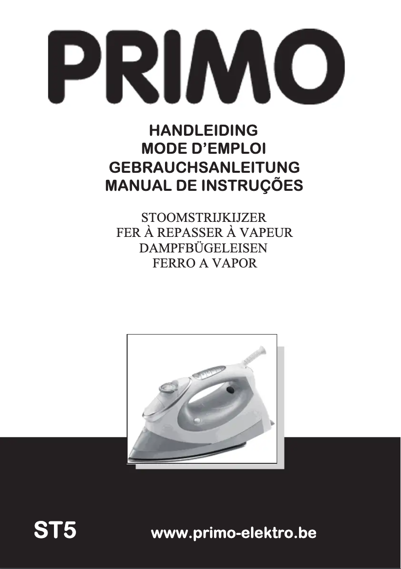 Page 1 de la notice Manuel utilisateur Primo ST5