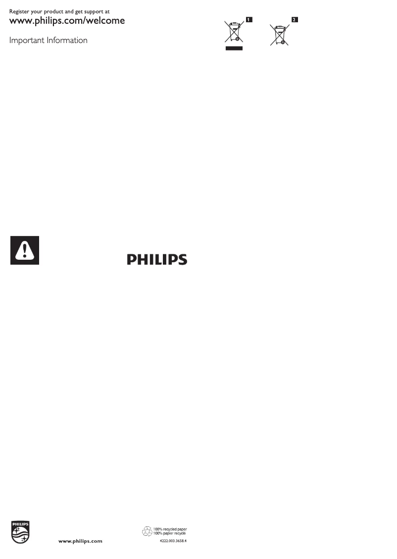 Página 1 del manual Manual de usuario Philips PowerLife FC8453