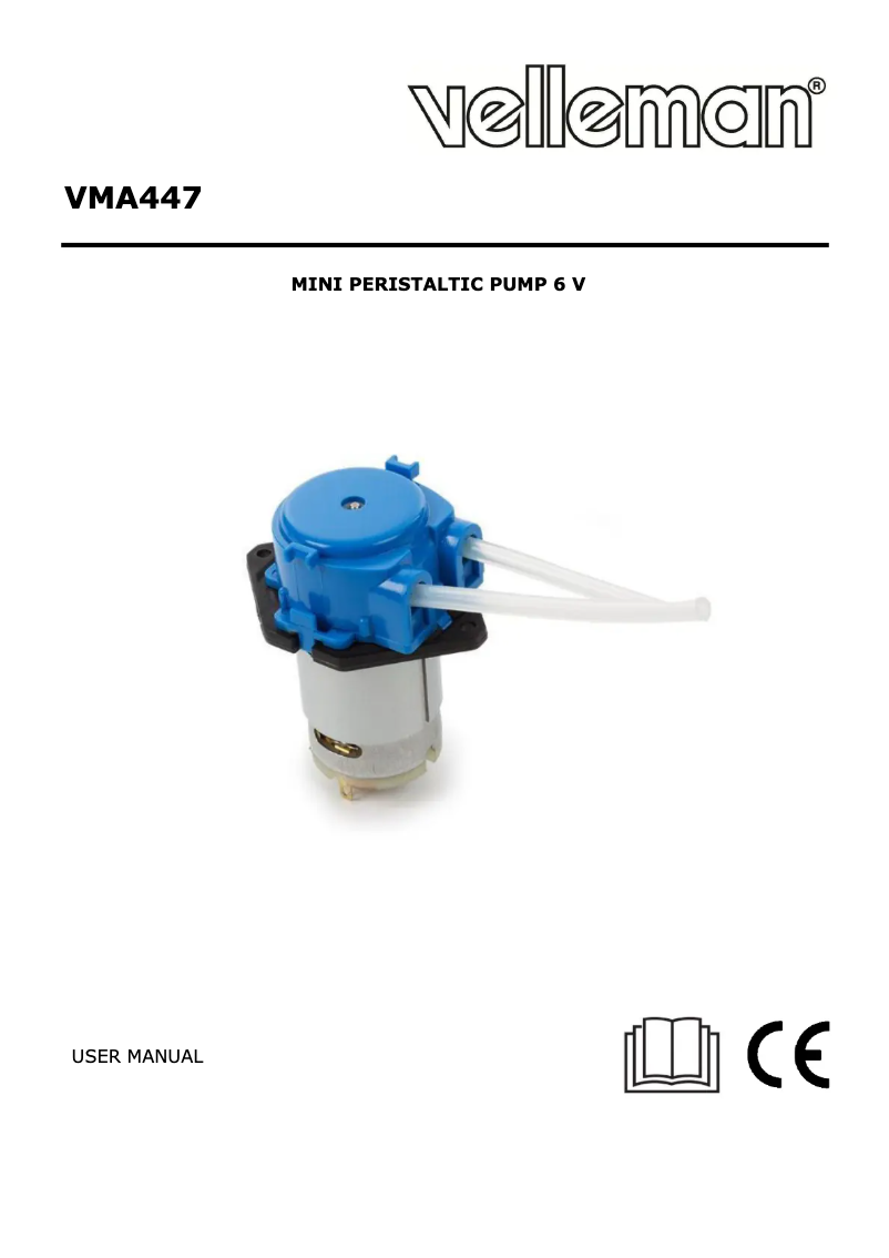 Page 1 de la notice Manuel utilisateur Velleman VMA447