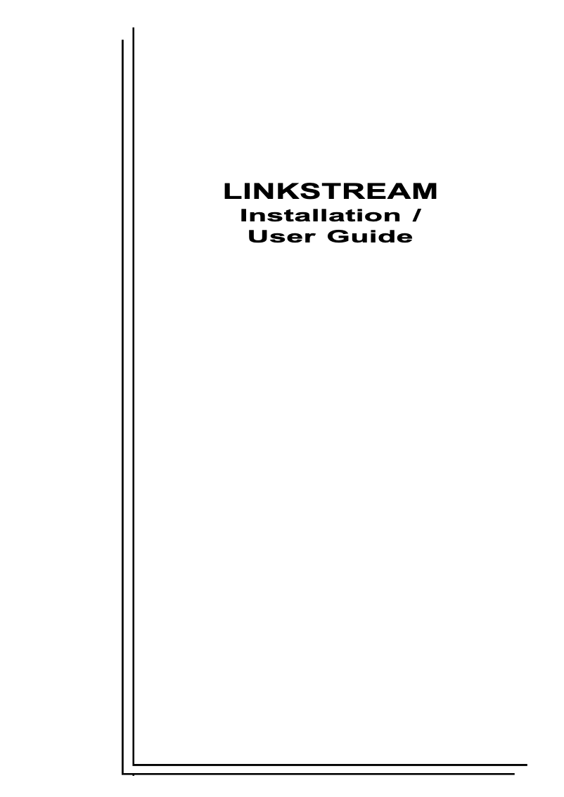 Page n°1 - Manuel utilisateur Perle LinkStream 2000
