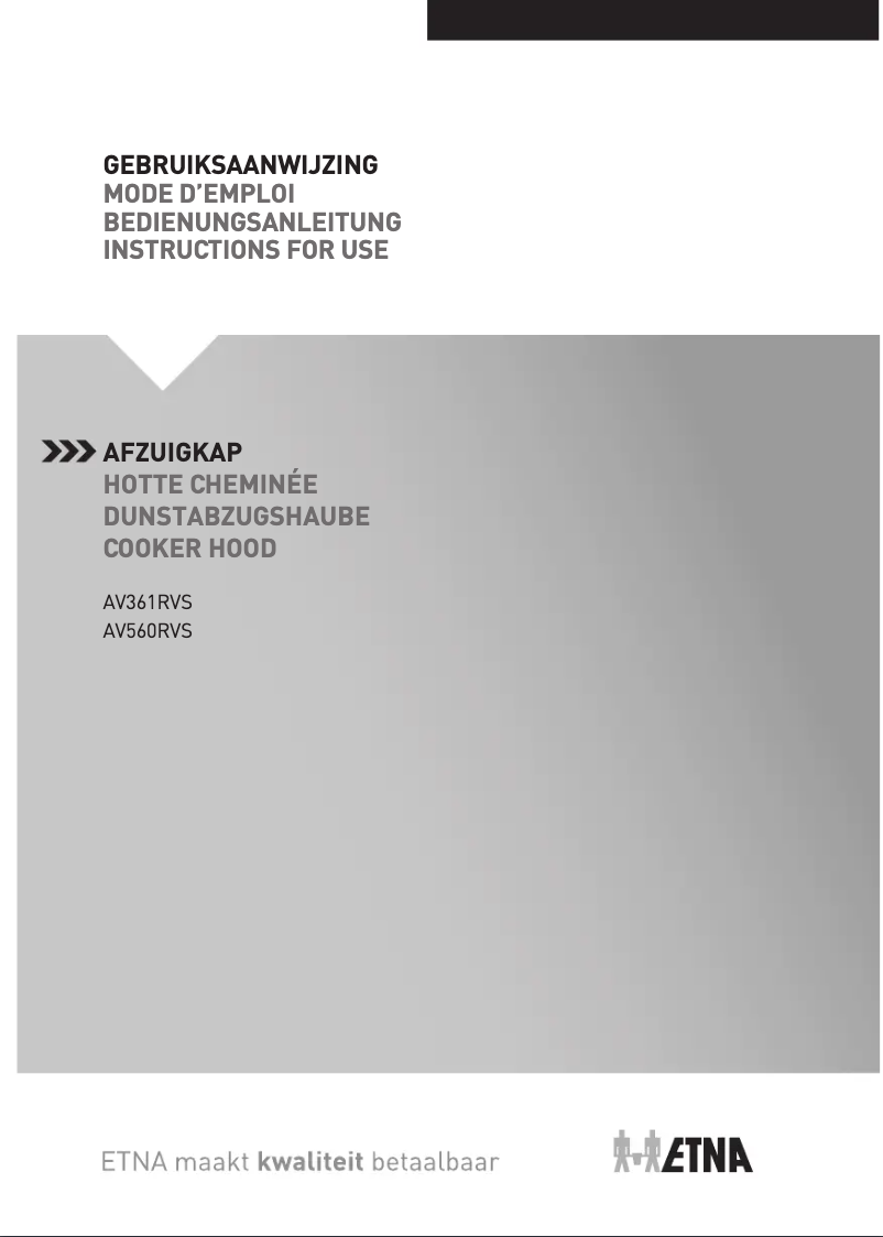 Page 1 de la notice Manuel utilisateur Etna AV560RVS