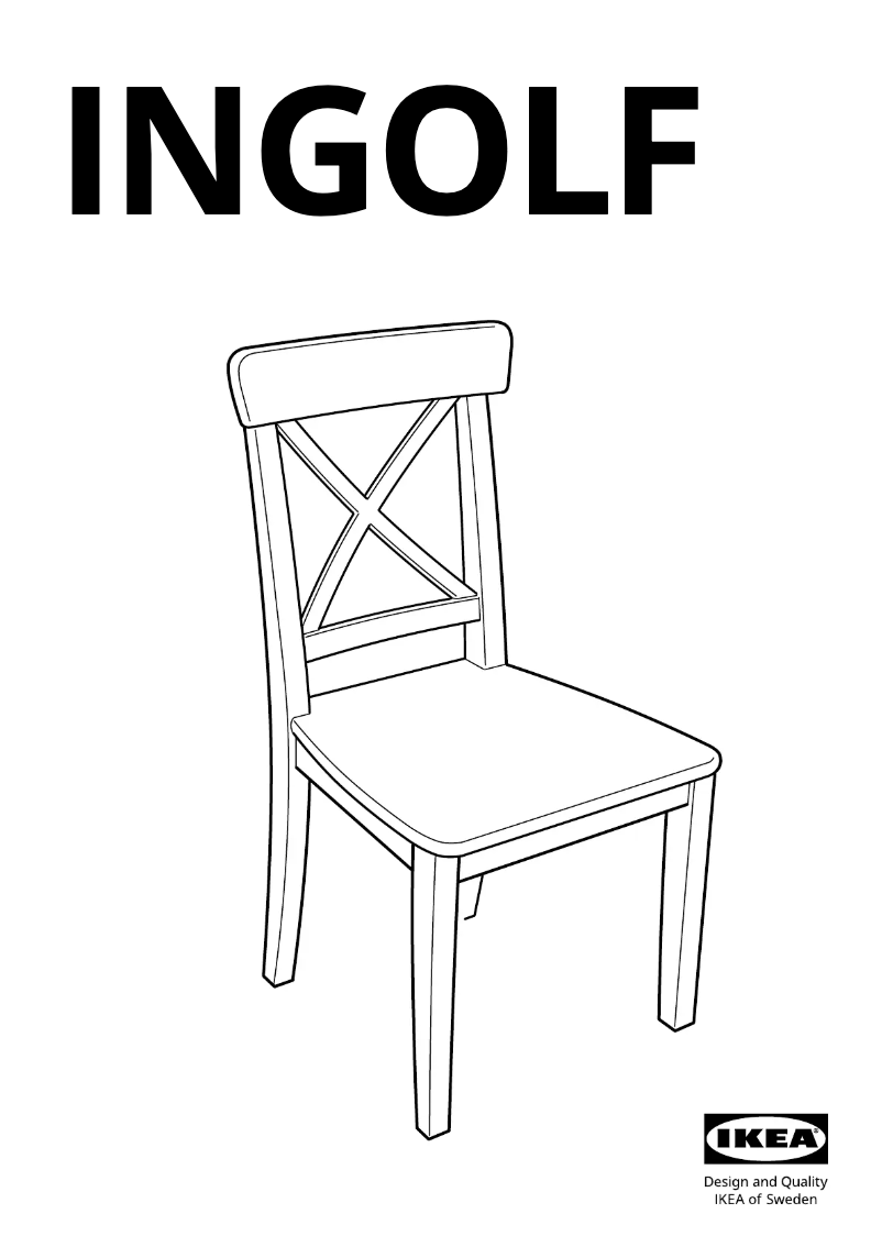 Page 1 de la notice Manuel utilisateur Ikea INGOLF 103.624.87