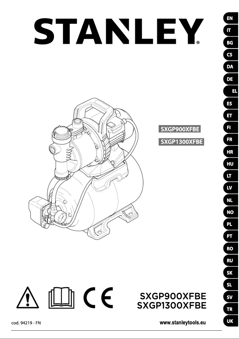 Page 1 de la notice Manuel utilisateur Stanley STN-P1300B