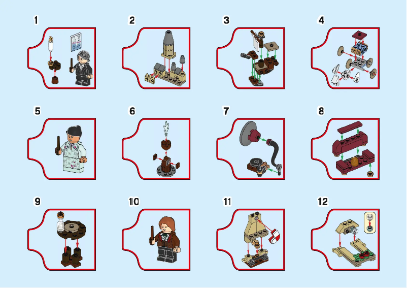 Page 1 de la notice Manuel utilisateur Lego Harry Potter 75981