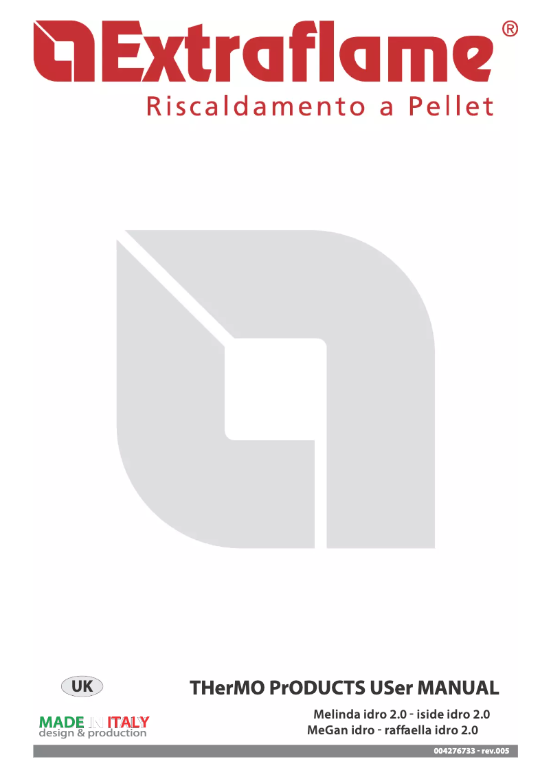 Page 1 de la notice Manuel utilisateur La Nordica Raffaella Idro 2.0