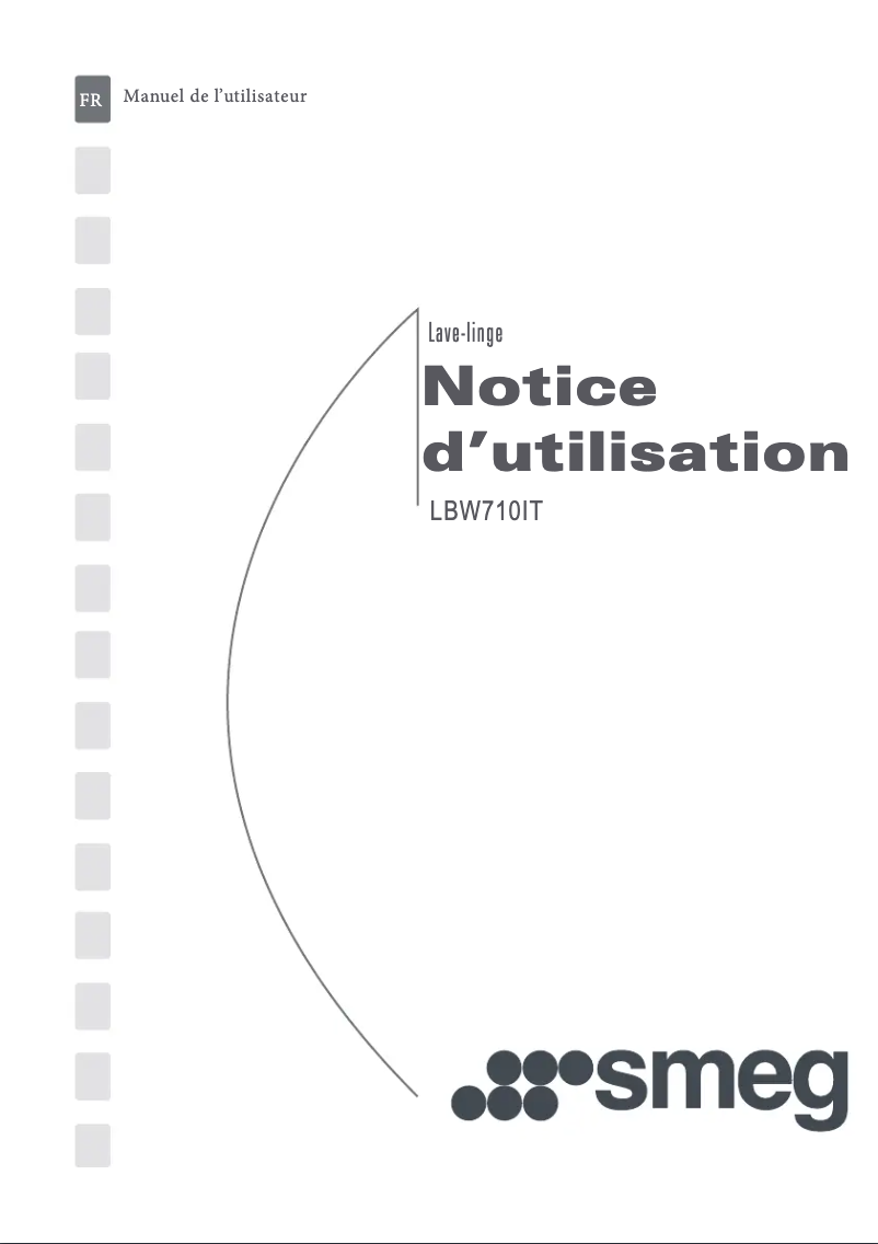 Page 1 de la notice Manuel utilisateur Smeg LBW710IT