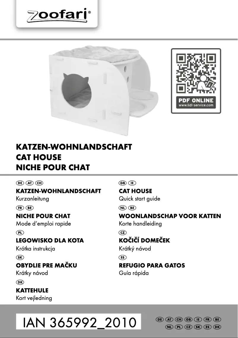 Page 1 de la notice Manuel utilisateur Zoofari IAN 365992